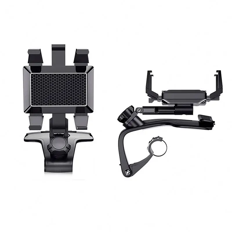 

Car magnetic vent phone holder REKwu rearview mirror phone mount holder, Black