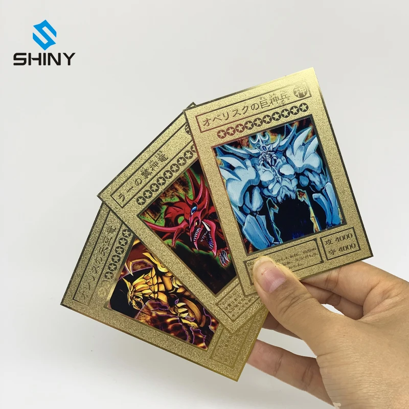

High quality gold foil plating yugioh playing game cards YU-GI-OH for sale best ddr3 graphics card for gaming