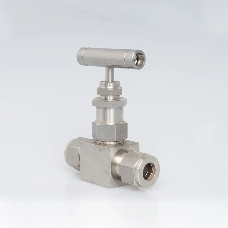 
Straight Needle Valve with Ferrule Screwed Bonnet Double Ferrule Tube Ends Swagelok Type 6000 Psi Tube Fitting in OD 