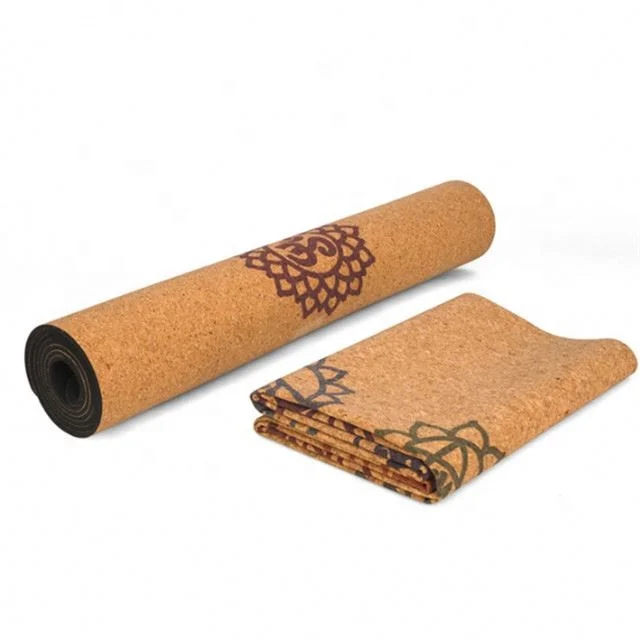 

New arrived Factory price Material Organic Wholesale Natural Friendly Private Label Travel Eco Cork Yoga Mat