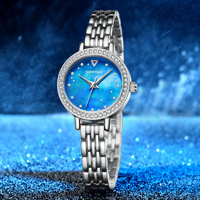 Round case Small MOQ Quartz Luxury Fashion Waterproof Women Watch