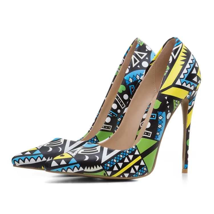 

Super high heel women dress shoes multi-color pointed toe stiletto shoes fashion night club pumps, Blue red yellow