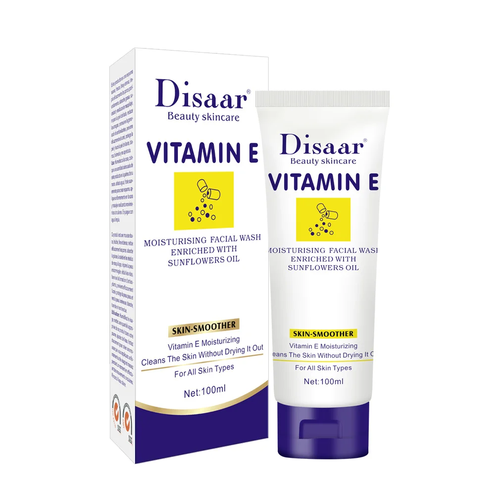 

Disaar Face Wash Whitening Moisturizing VE Facial Foam Cleanser Face Wash