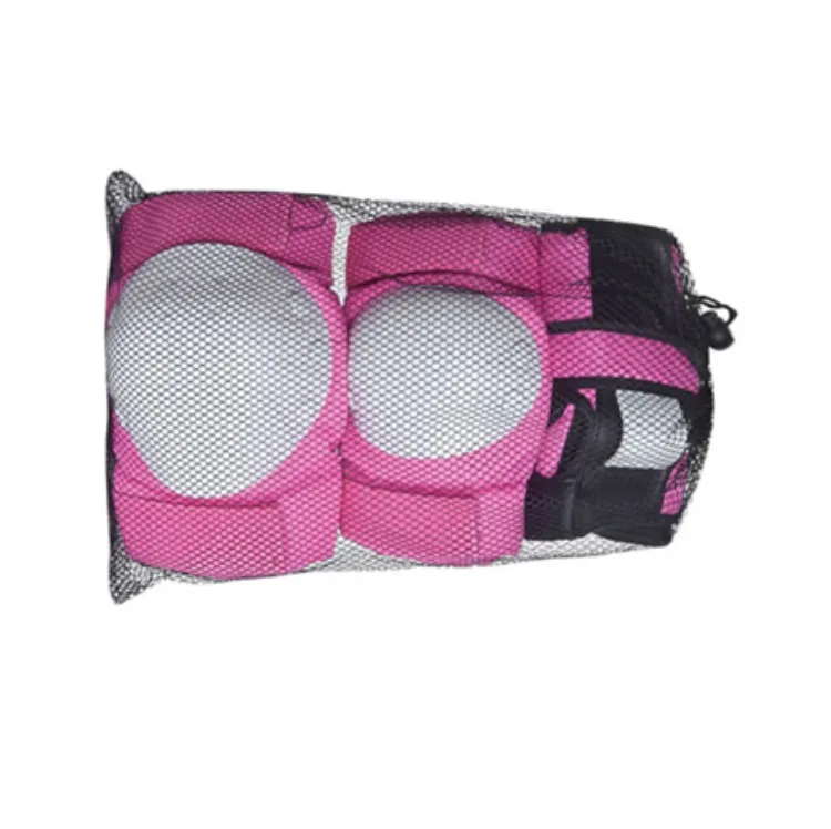 

Girls Boys Sport Protective Gear Set Knee Elbow Wrist Pads, Pink,black,blue