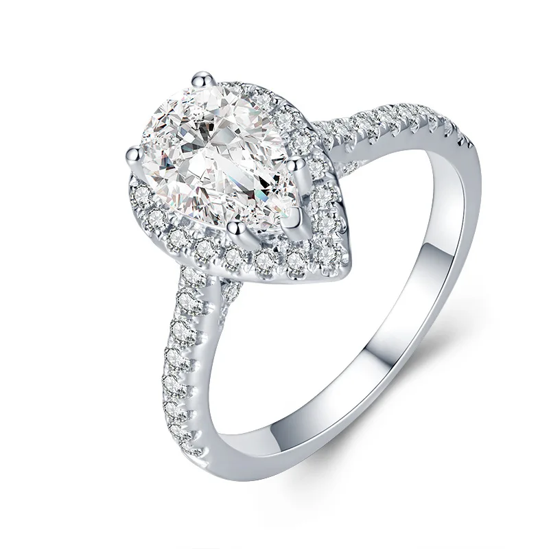 

New Trendy Engagement Design Hot Sale Moissanite Diamond rings for women rings