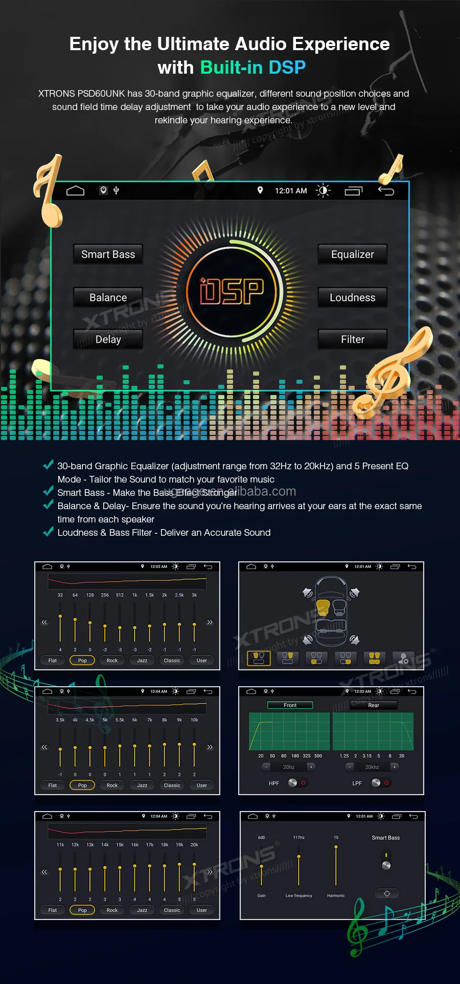 Xtrons 6.2" 2din Android Car Stereo For Kia Optima/picanto/morning/rio