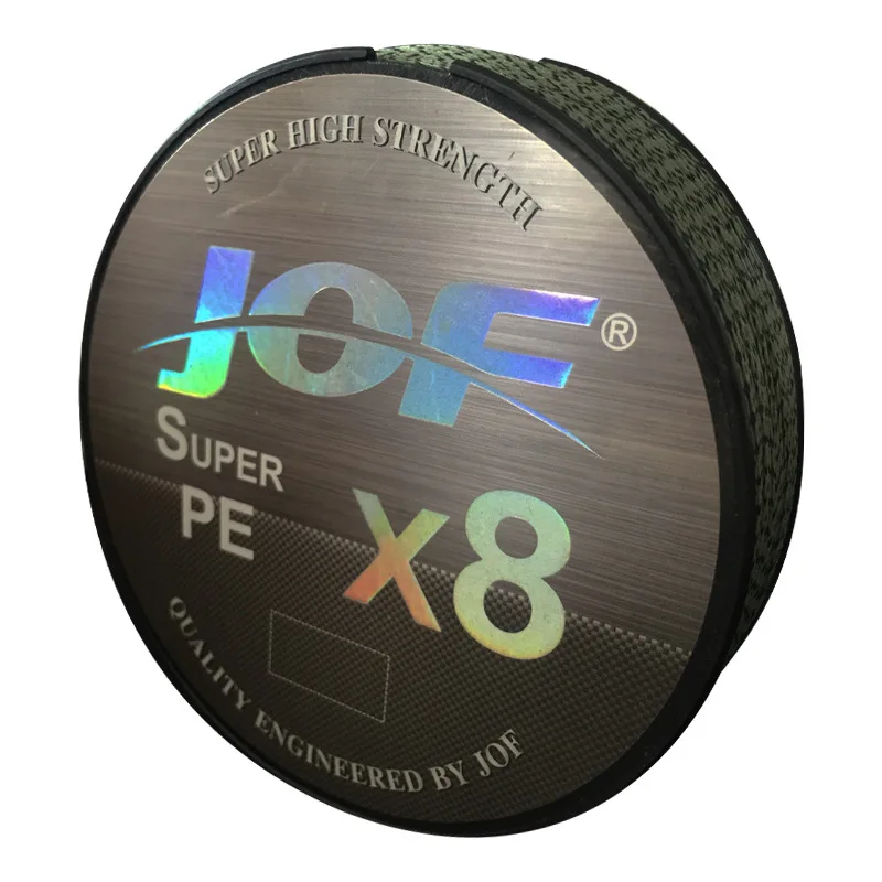 

Good price pe 8 strands 100m spotted braided fishing line