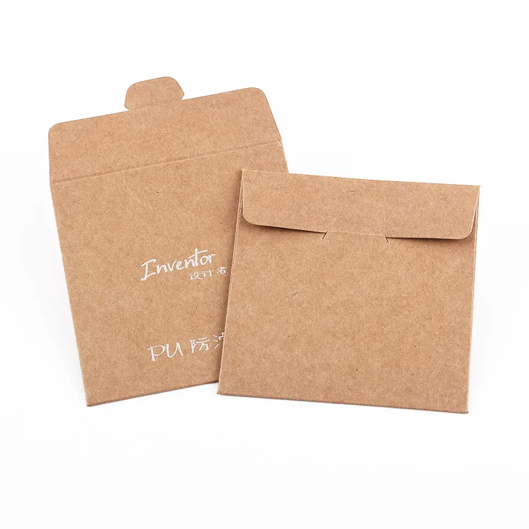 Custom Special Paper Card Kraft Paper Brown Envelope Packaging With
