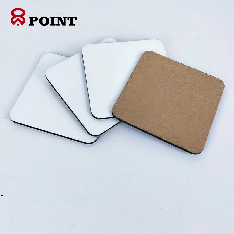 

High Quality Wooden cork coaster Square Customized printing picture coaster Sublimation MDF excellent houseware