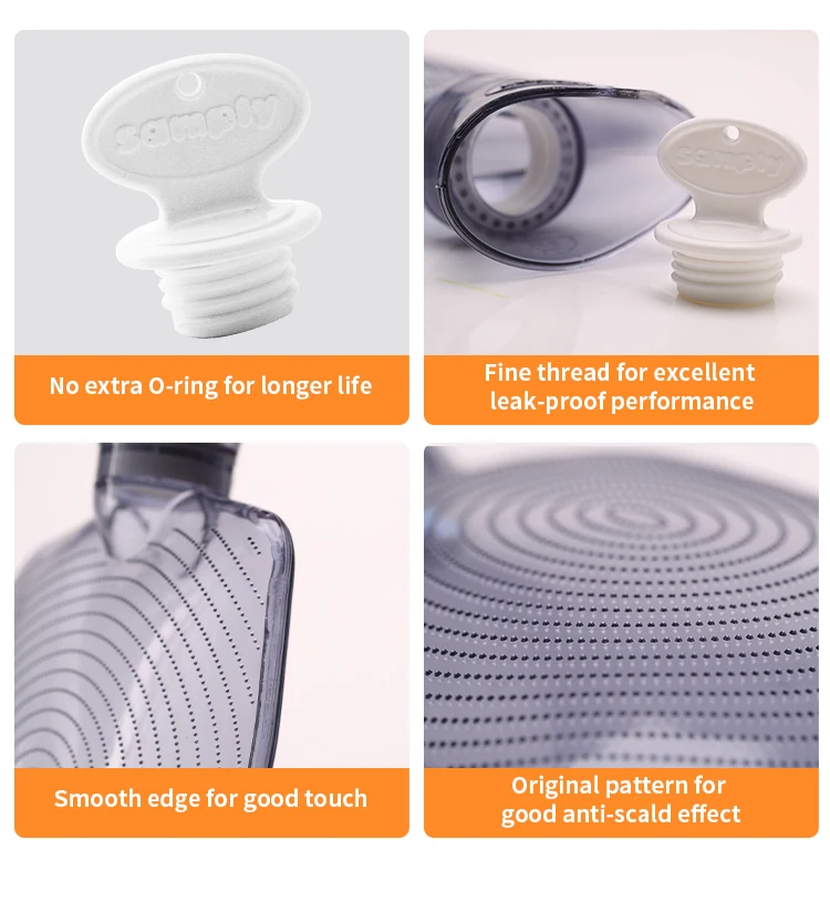 2l Pvc Waterfilling Hotwater Bags With Fleece Cover Buy Bs Standard Plastic Hotwater Bags