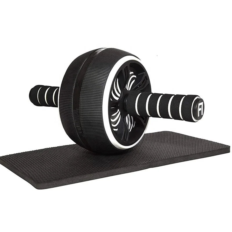 abs 腹部滚轮锻炼轮健身器材静音滚轮臂回来腹部核心教练体型训练用品