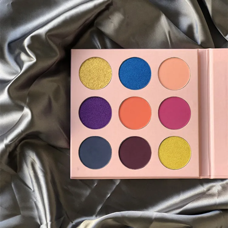 
Long Lasting Waterproof Makeup Cosmetics Matte Eyeshadow Palette Pro 9 Colors Highly Pigmented Shimmer Eye Shadow Palette 
