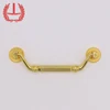 Luxury gold drawer pull gift box hardware handle lock
