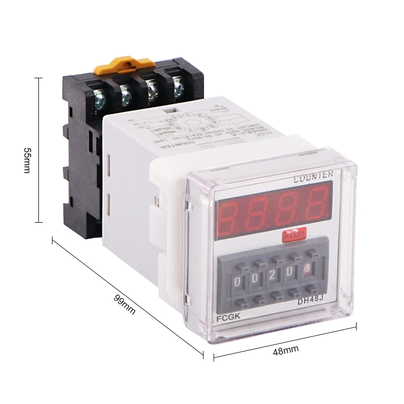 Dh48ja Digital Counter With Output Relay 220v Ac 50/60hz Buy Counter Relay,Digital Counter