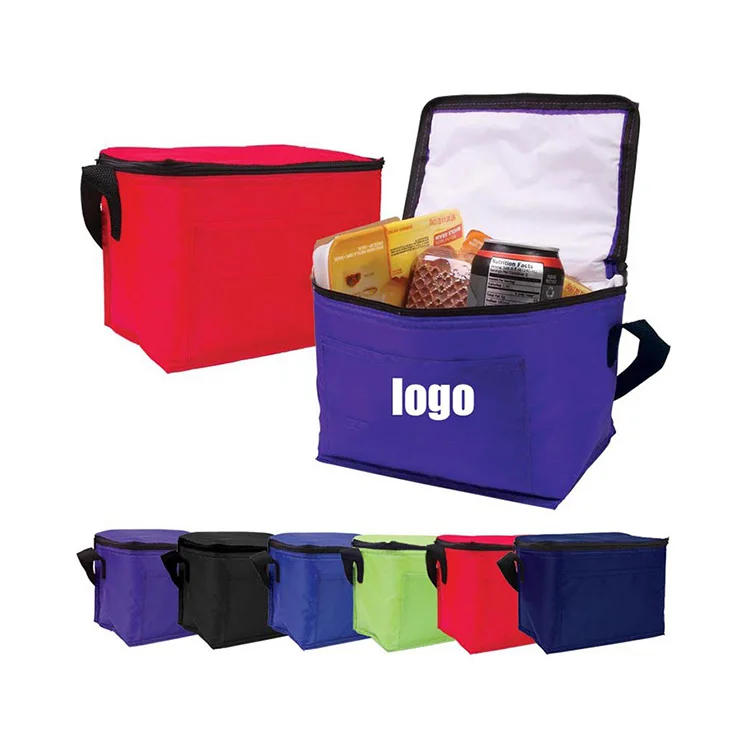 

Hot Sale Food Lunch Custom Insulated Cooler Bag, Rainbow or customized color