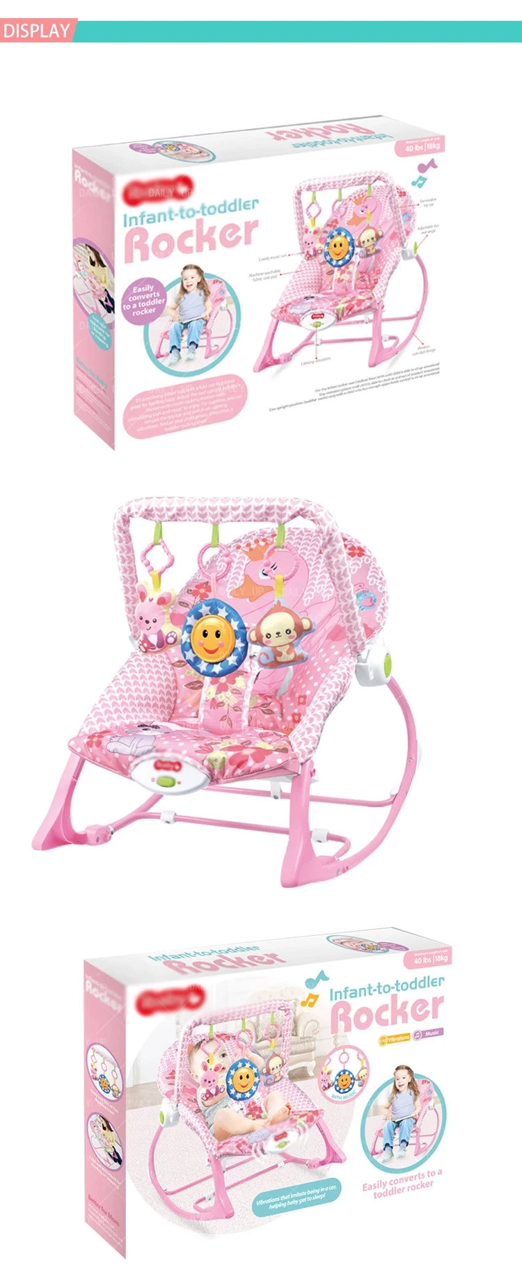 Bouncer Chair For Baby Modern Baby Sleeping Chair With Music And Vibration Function Baby Bouncer