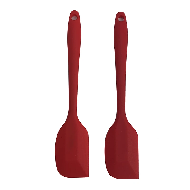 

Silicone Spatula Set- 2 Piece Spatula Silicone Heat Resistant Non Stick For Kitchen Accessories, Red/ blue