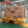 Cement flooring factory use rail remote control electric transfer cart