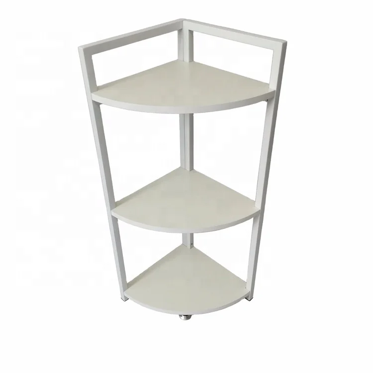 

High Quality 3- tier Utility Standing Corner Rack Storage Racks Shelf