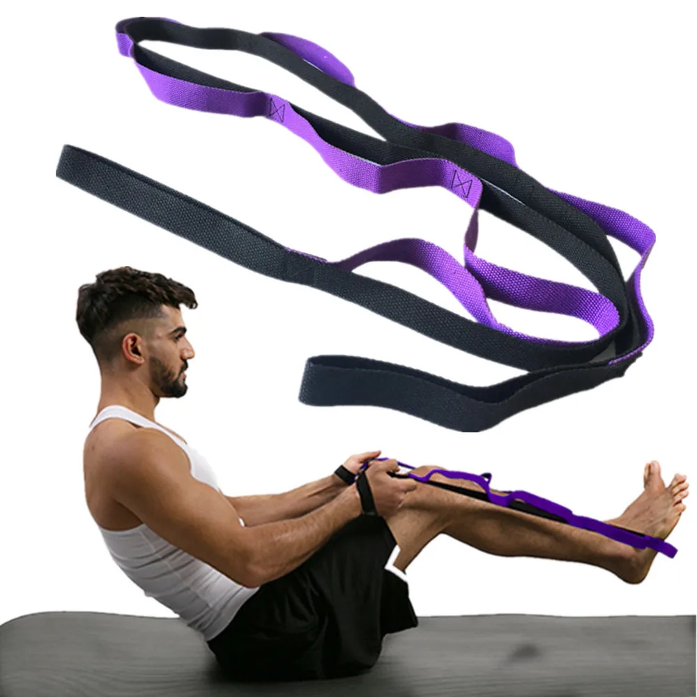 

Women Fitness Stretch Out Yoga Strap With 2M Flexible Loops Pilates Workouts Physical Training Body Building Resistance Belt *15