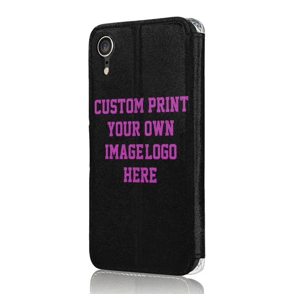 

Custom print Leather Phone Case Card Slot for phone XR, Picture shown