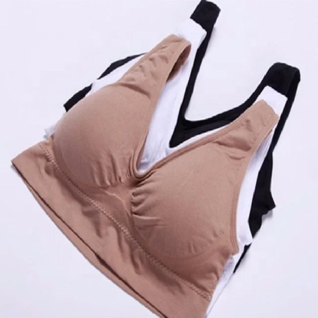 

2021 Aofeite Sports Bra MUNAFIE Women High Performance Sexy Seamless, Black, white, blue, skin,pink