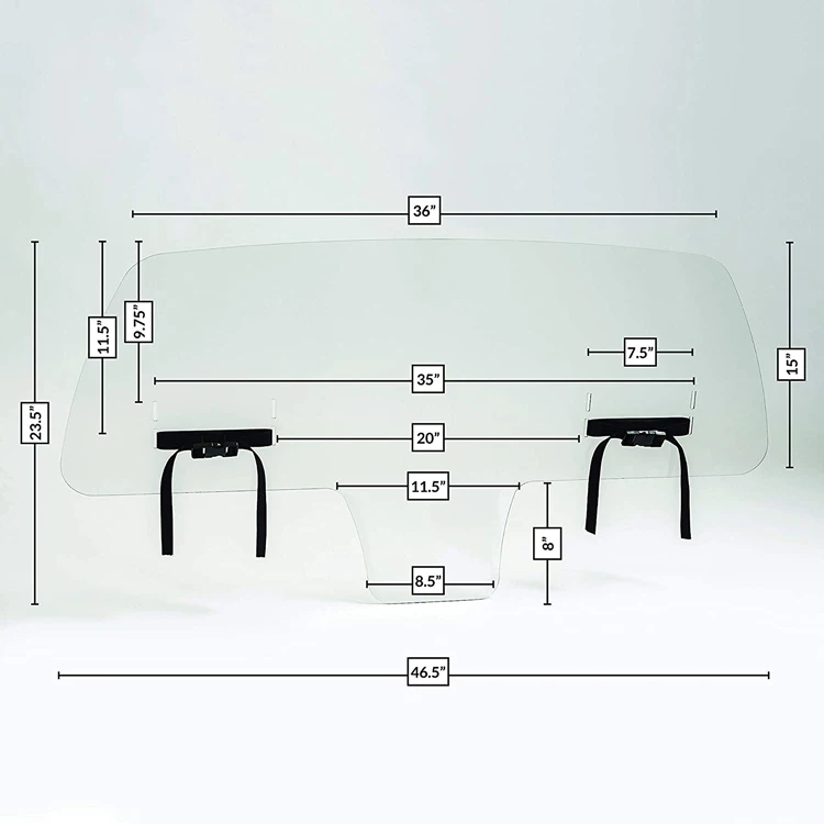 Vonvik New Clear Plexiglass Partitions Acrylic Dividers For Car Taxi