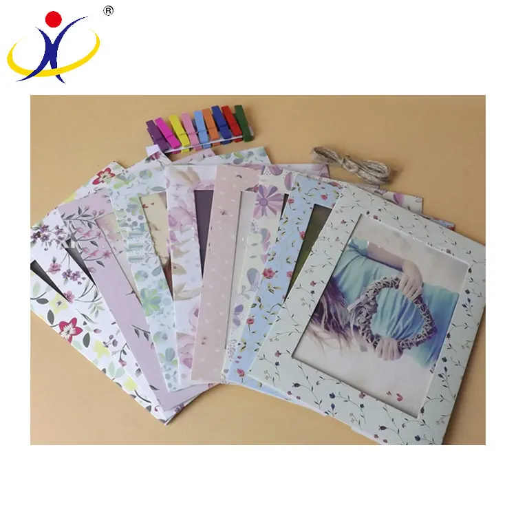 Customized Logo Fashion Creative Paper Frame Wall Beautiful Picture Photo Frame Buy Picture