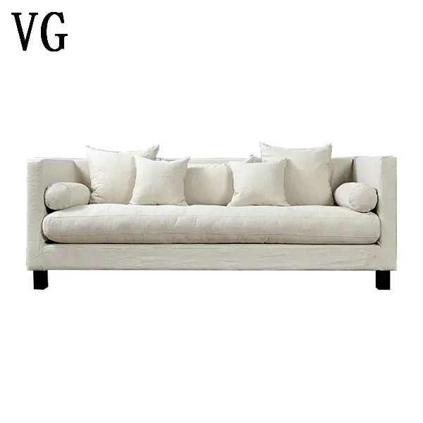 Modern 3 Seater Fabric Sofa Furniture Clic Mid Modern 3 Seater Fabric Sofa Furniture
