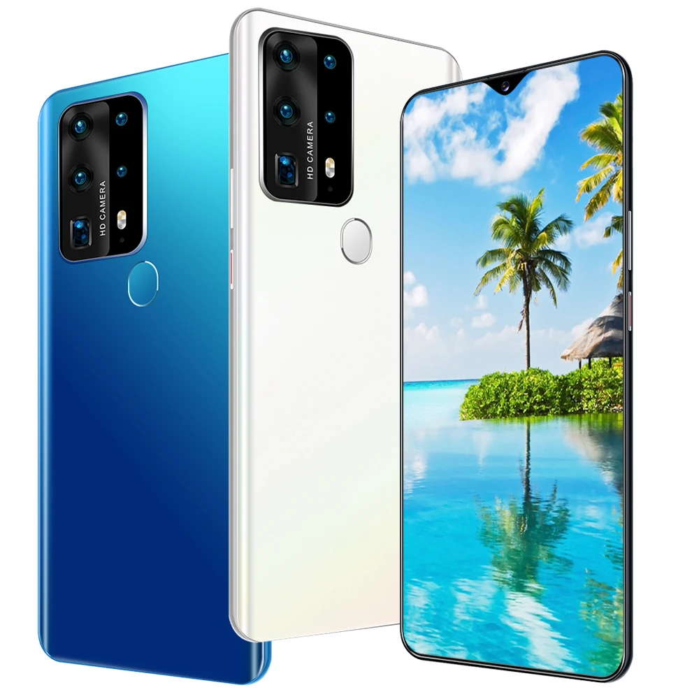 

P43Pro 7.0 fingerprint unlock fast and secure realme mobile phones, Black blue white