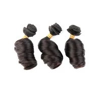 

10A Super Double Drawn Bouncy Roll Hair Bundles Virgin Brazilian Cuticle Aligned Hair Mink Brazilian Hair Bundles Wholesale