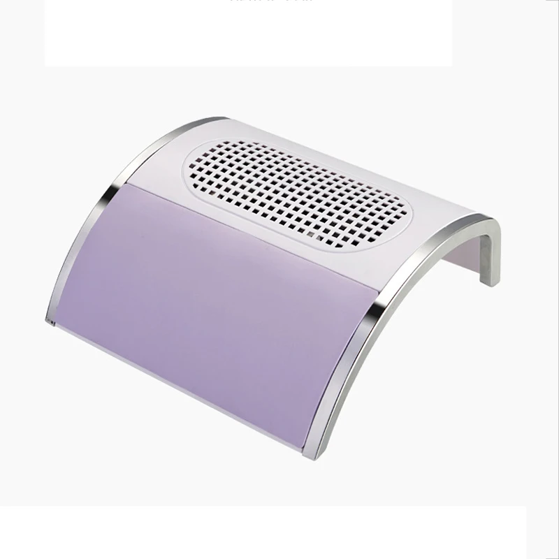 

Nail Dust Collector For Salon And Home Use Nail Suction Machine With 2 Fans Nail Dust Cleaner Machine With Arm Rest