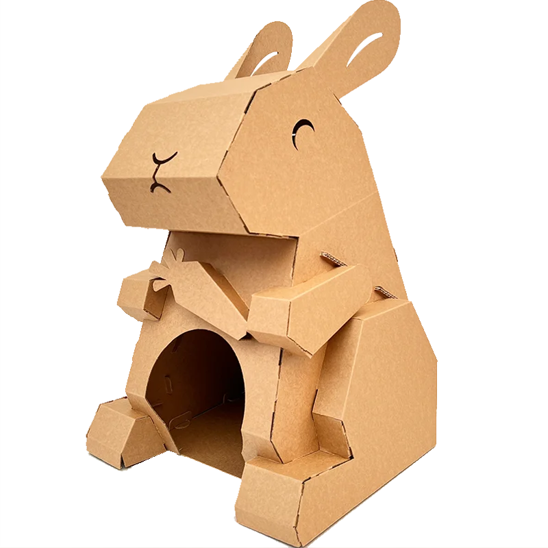 

Pet Products Paper Cat House Toys Pet Supplies Diy Large Foldable Corrugated Cat Scratching Board Cardboard Utility Model