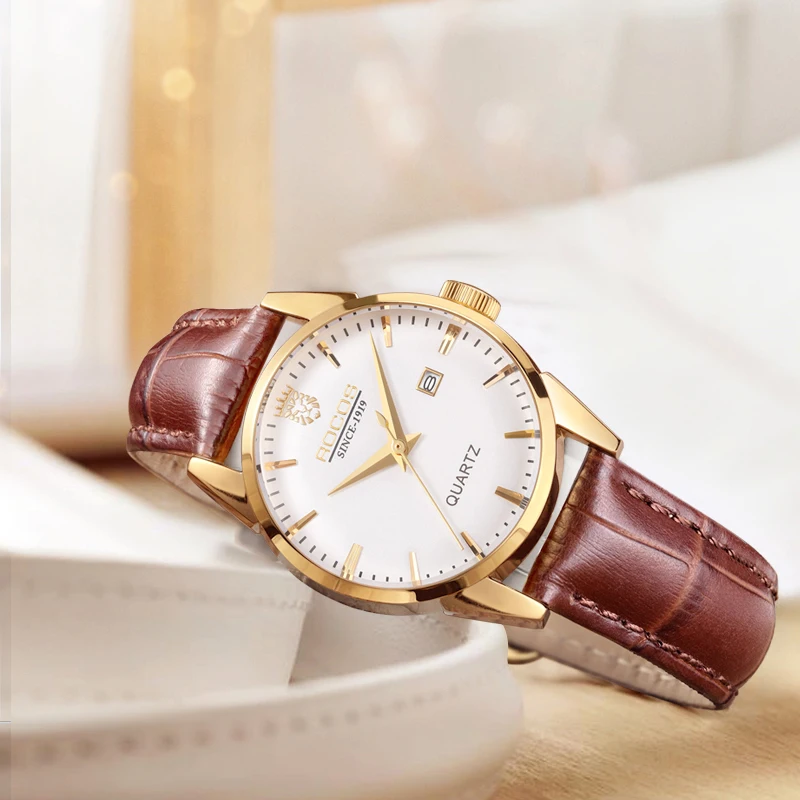 

Women's Quartz Watch Movement Women Luxury Watches Top Brand Fashion Simple Classic Dress WristWatches R0101L