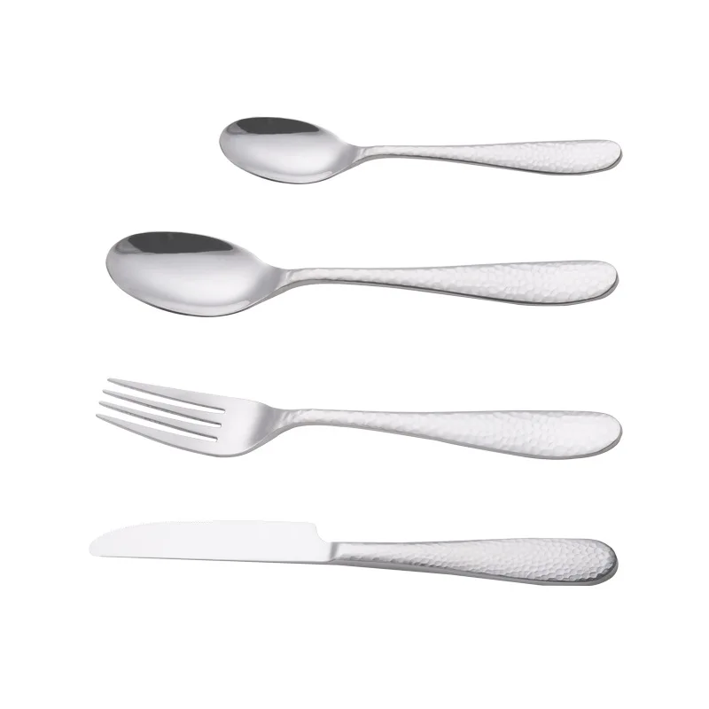 

Party Supplies Dining Plate Set Tableware 304 Water Cube Knife Fork Spoon Tableware