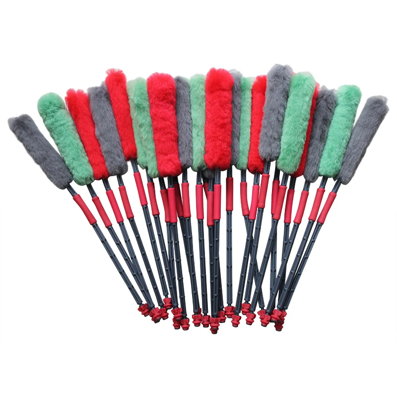 Paintball Folding Single Barrel Wool Swab Squeegee With Multicolors