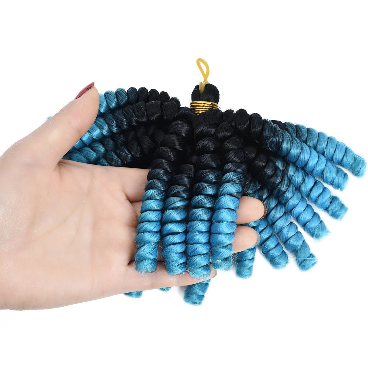 

Deep Wave Ombre Colors Short Crochet Braids Twist Hair Extension With Synthetic Hair For Black Women