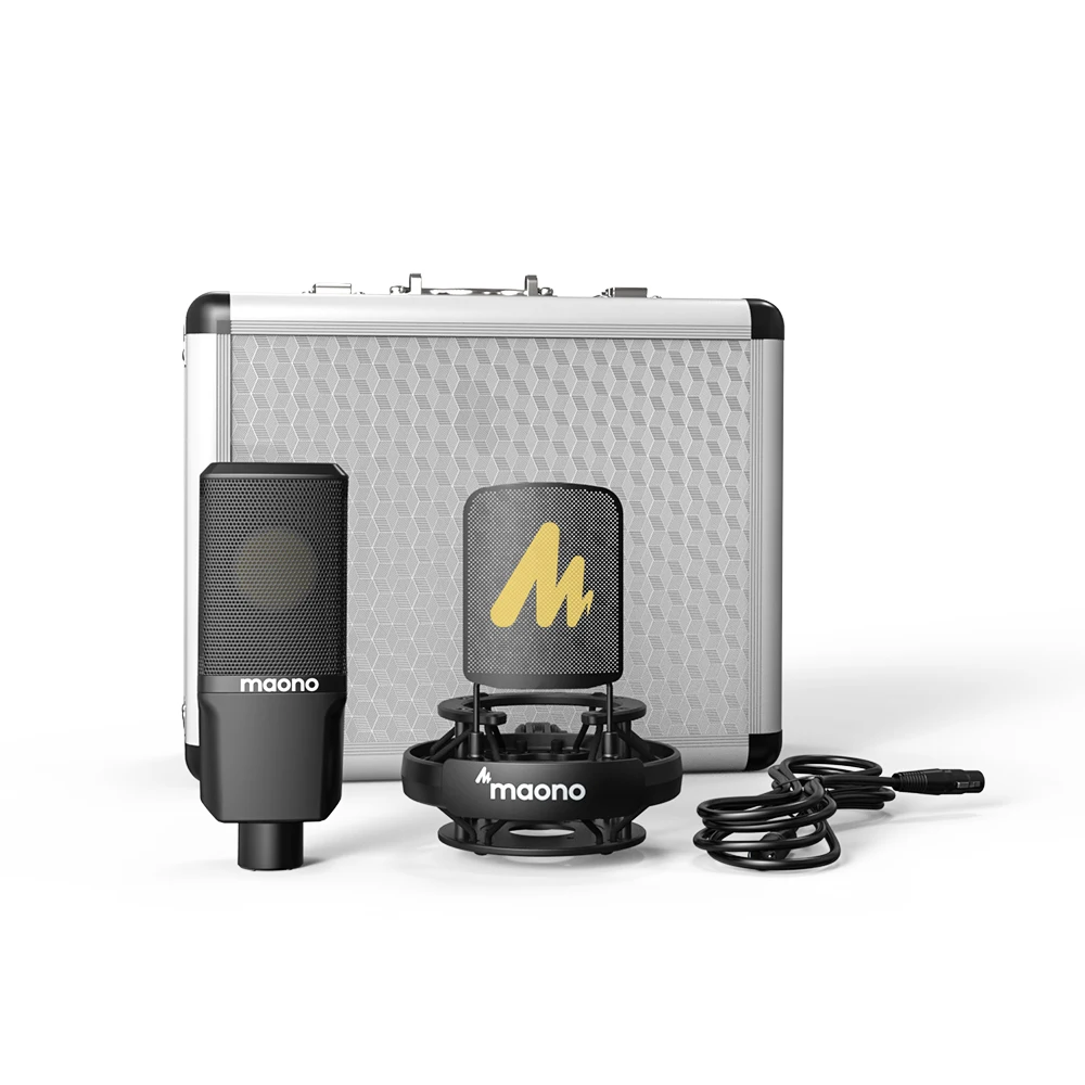 

MAONO PM500 Professional 34mm Large Diaphragm XLR Condenser Microphone for Audio Production Recording Mic Studio Microphones