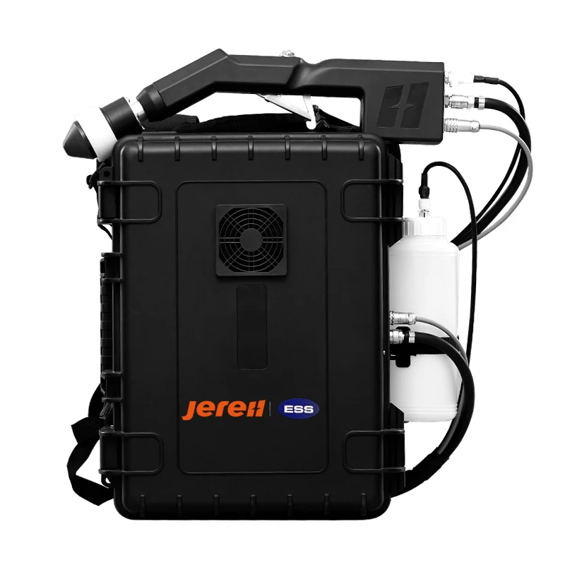 

Jereh Electric Portable Disinfection Backpack Type Ultra Low Volume Electrostatic Sprayer Knapsack Power Sprayer Garden Spray, Black