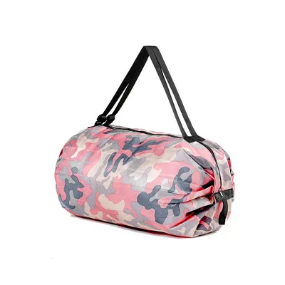 

SP374 Reusable Oversized Folding Shopping Bag Nylon Outdoor Waterproof Storage Grocery Bag, Multi color