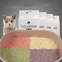 

Natural Plant Premium Clumping Cat Litter Tofu Cat Litter Feline Litter Degradable in Fast Acting Super Absorb Formula Low Dust