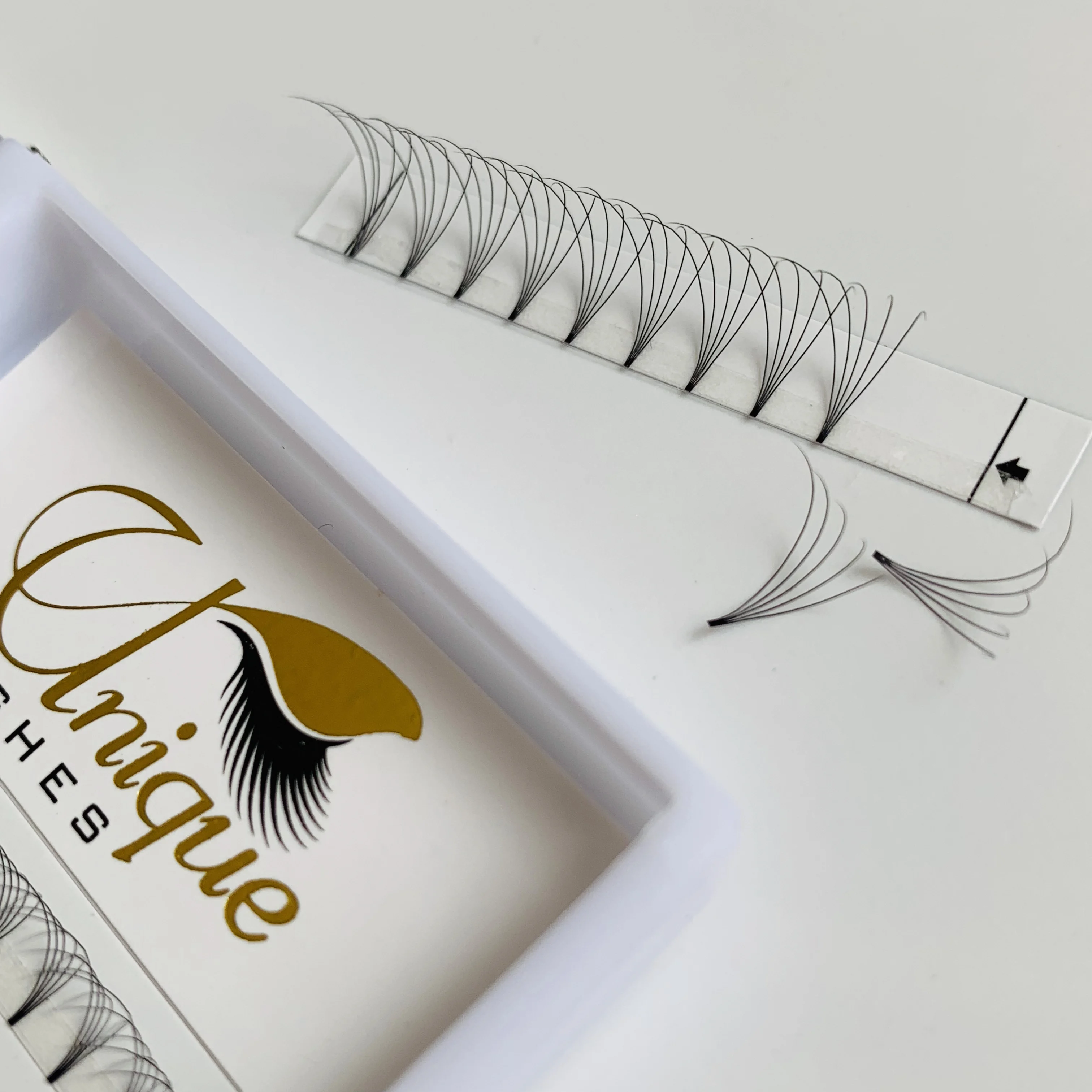 3D 4D 5D 6D Premade Fan Eyelash Extension Korean PBT C D Curl Customized Package Promade Fans Eyelash Extension