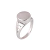 Hot sell simple round smooth urn ring ring miss relatives can open the ring hand jewelry wholesale