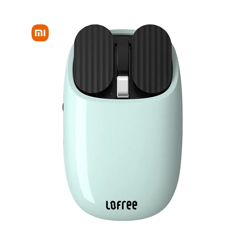 

Newest Design Cute Xiaomi Youpin LOFREE MAUS 2.4G BT Portable Mini Wireless Mouse, Blue pink white