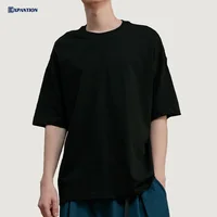 

EXP Customised Unisex Crew Neck Short Sleeve Solid TShirts Custom LOGO Printing Men Oversized Blank Plain Cotton T Shirts