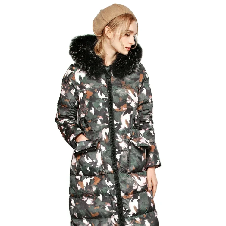 

2021 winter new Korean women's down cotton jacket women's medium and long coat thickening fashion trend warm