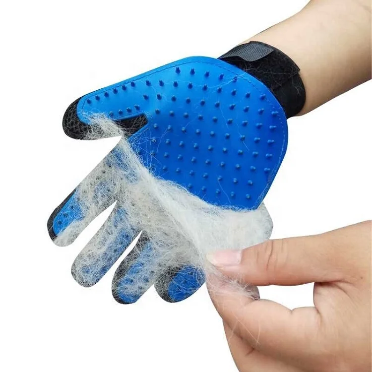 

Eco-Friendly Pet Dog cat Hair Remover Grooming Glove For Animal Hair Shedding Glove