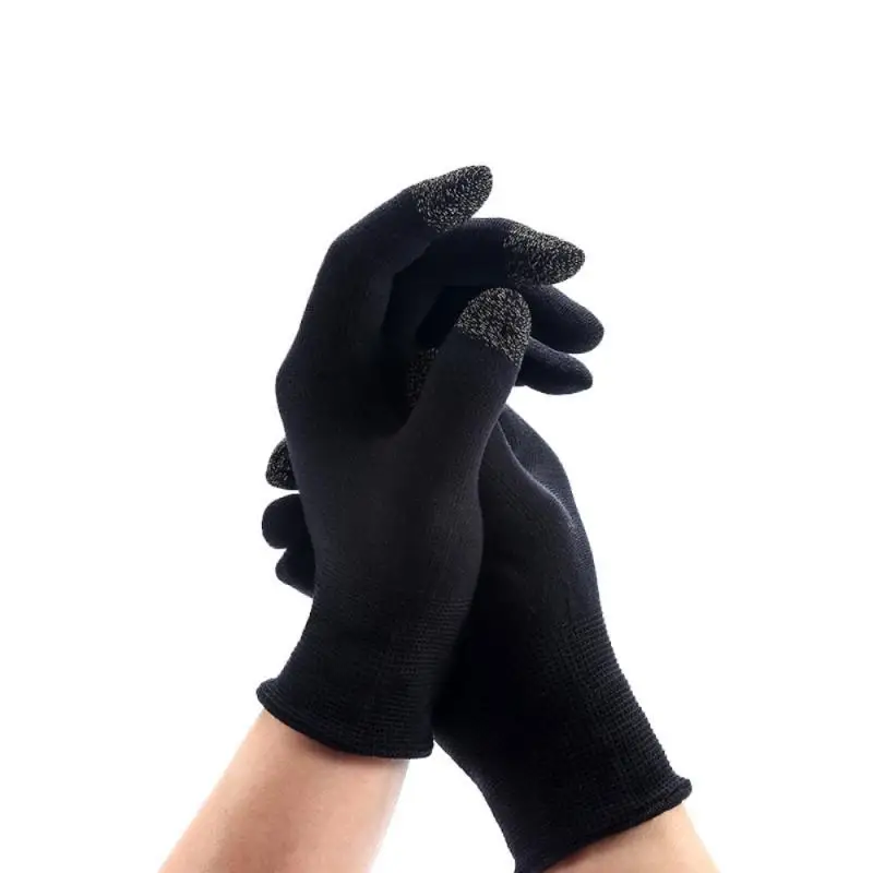 

Breathable Game Controller Finger Cover Sweat Proof Gaming Finger Gloves Non-Scratch Sleeve Sensitive Nylon Mobile Touch