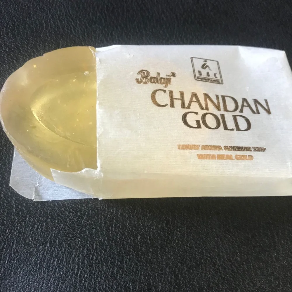 
Natural Whitening Nourishing Collagen Crystal 24K Gold Amino Acid Sandalwood Soap 