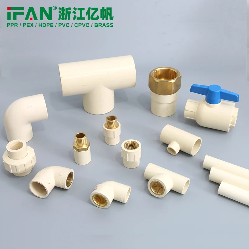 Pvc Pipe And Fitting 1/2''4'' Pvc Piping Upvcsch40 Fittings For Cold